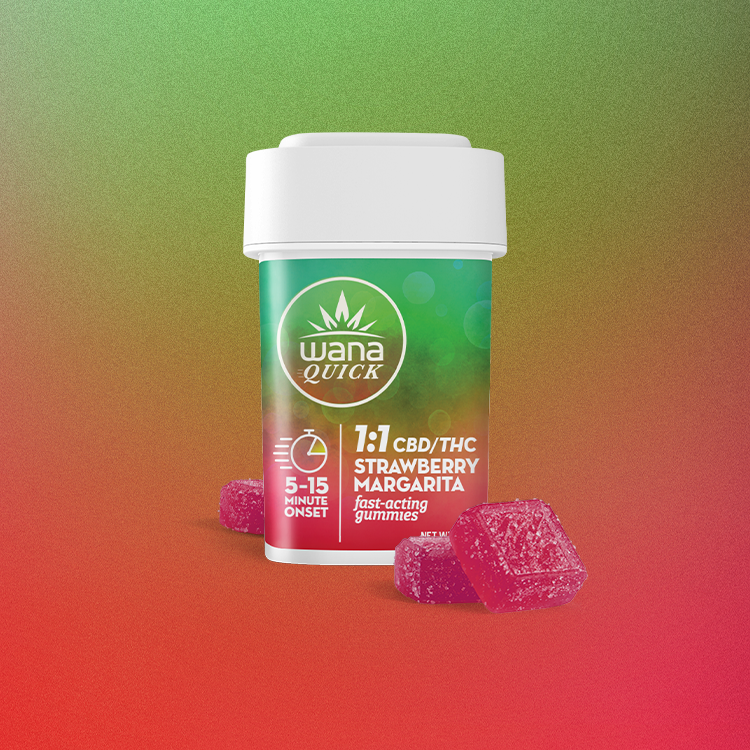 Wana Strawberry Margarita Gummies